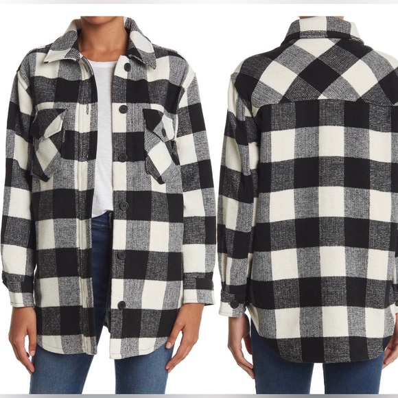 NWT RDI Buffalo-Check Shacket - Picture 1 of 2